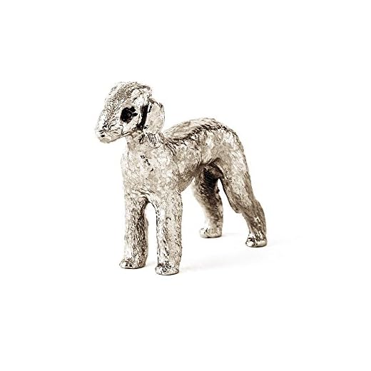 Bedlington Terrier Made in UK Artistic Style Dog Figurine Collection