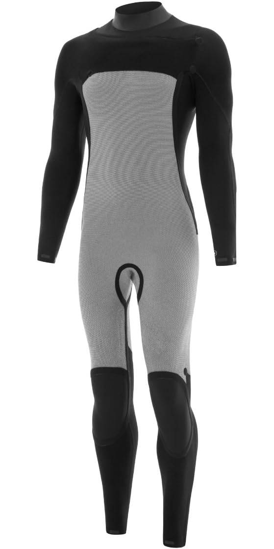 Nyord 2026 Hommes Solu Yulex 4/3mm Chest Zip Combinaison Néoprène SOLM43001 - Black