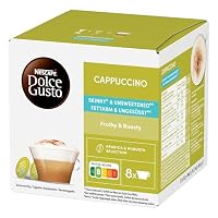 NESCAFÉ DOLCE GUSTO Cappuccino ungesüßt Kaffeekapseln (3 x 16 Kapseln) – Ansicht 3