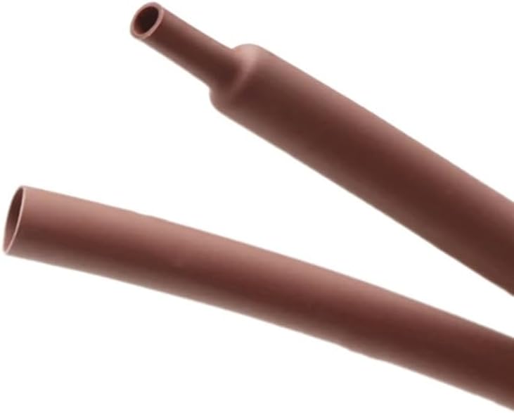 NUGEN 2:1 Heat Shrink Heat Shrink Tube Brown, for Home Garden Wire Repair DIY Cable Protecctor Tubing Sleeving Wrap Accessories (Color : 16mm, Size : 25 Meters)