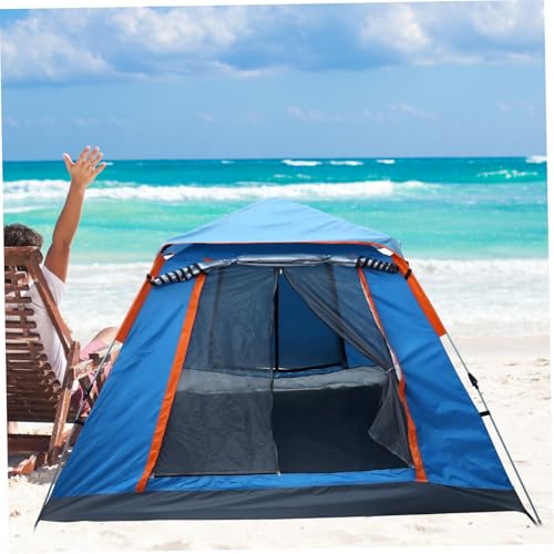 Carpa plegable para camping exterior para 2 personas color azul miniatura 7