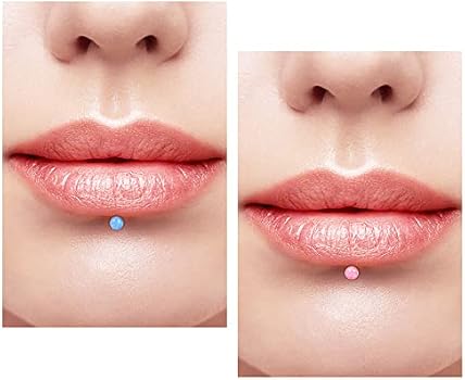 Piercing labret en acier chirurgical argenté 6 mm | En stock! | Seizmont