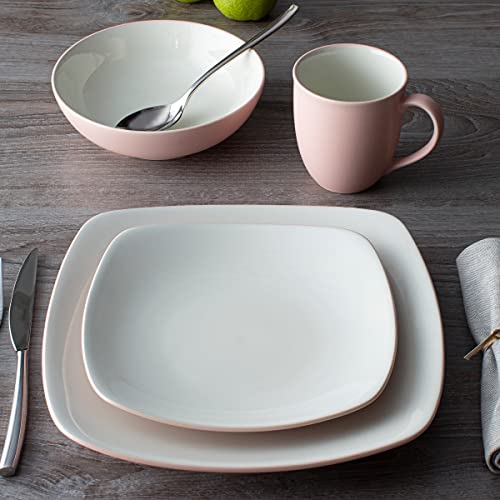 Noritake Colorwave Pink 4-Piece Square Place Setting, Service for 1