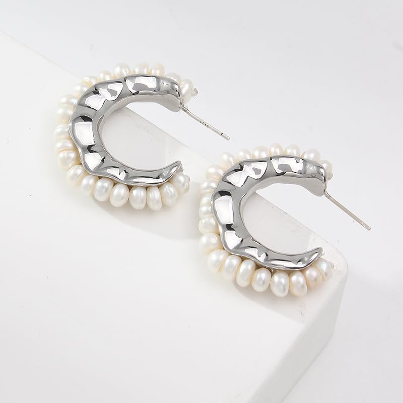 Boucles d'oreilles perlées polyvalentes pour femmes et filles