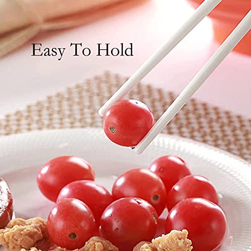 Ceramic Chop Sticks Set Of 5, Cute Chinese Porcelain Chopsticks Dishwasher Basket Safe Easy To Clean, 9.7-Inch (Pink Butterfly) #TOP6