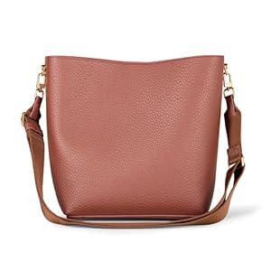 Amazon Essentials womens Soft Bucket HandBag Tote with Minimalist Design