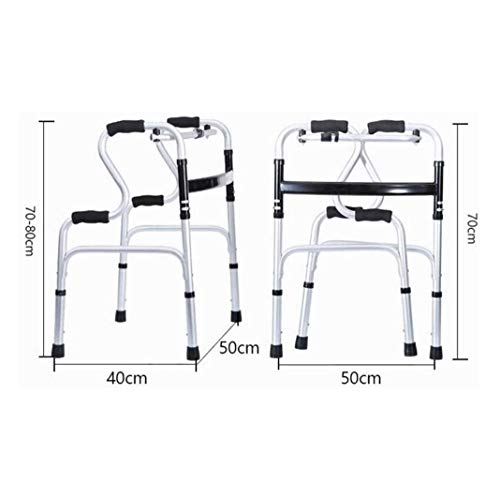 Andador silla de transporte con inodoro y asiento plegable 2