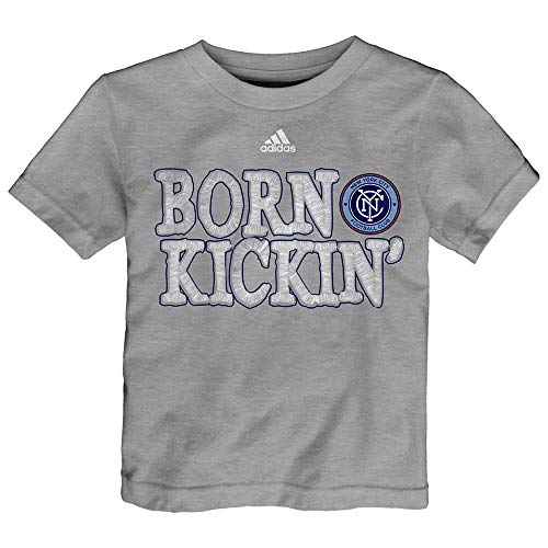 Outerstuff New York City FC adidas MLS Toddler Grey Born Kickin' T-Shirt