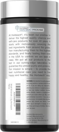 Horbäach Multi Minerals Supplement | 250 Capsules | Iron Free - Image 3