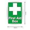 First Aid Sticker Self Adhesive Waterproof Vinyl First Aid Kit Sign 150mmx100mm V1128 #1