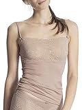 longtop ohne spitze Das Spaghetti-Top der Serie SENSUAL SECRETS von CALIDA verführt mit zarter, transparenter Spitze und verwöhnt Ihre Haut mit weicher Baumwolle und edlem Glanz aus Viskose