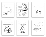 6 Drucke zum Preis von einem: Sie erhalten sechs verschiedene schöne Stücke von Winnie Puuh Kunstdrucken zu einem günstigen Preis.