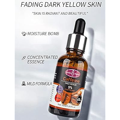 Aichun Beauty 5% Caffeine Face Serum Moisturizing Anti-Wrinkle Firming Facial Skin Care 30ml