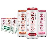 CLEAN Cause Zero Sugar Variety Pack Yerba Mate Tea Sparkling, USDA Organic Energy Drink Alternative, Zero Calorie, 160mg Natural Caffeine, Soda Alternative, Plant-Based (16oz cans, 12-Pack Case, 3 Flavors)