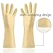 EINVARIOUS 3 Pairs Rubber Latex Gloves Dishwashing Waterproof Clean Tool Laundry Washing Work Safety Kitchen Accessories