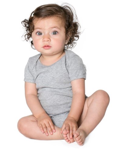 American Apparel Baby Rib 4001 vêtement bébé 18-24 mois gris
