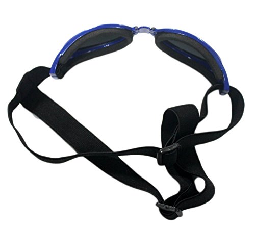 Qumy Dog Goggles Eye Wear Protection Waterproof Pet Sunglasses For Dogs About Over 15 Lbs (Blue) #TOP3