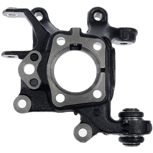 Image of Detroit Axle - Rear Right Steering Knuckle for Toyota 2006-2018 RAV4 2015-2019 Lexus NX200t NX300 NX300h, Passenger Side Steering Knuckle Assembly 2016 2017 2018 Replacement