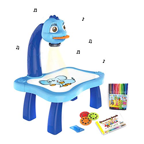 Baydelku child learning desk with smart projector drawing desk pr…