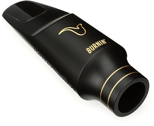 BetterSax Burnin\' Alto Saxophone Mouthpiece - Size 5 with 0.072\" Tip Opening - Delivering a Rich, Full Sound for Saxophonists - Perfect for Jazz, Classical, and Contemporary Music
