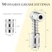 BWBWND 90 Degree Grease Coupler Adapter, Non Slip Grease Fitting Coupler with Sleeve for Tight Spaces, 90° Grease Adapter Lubrication Tool for Car Truck Industrial Use (Big Sleeve+Small Sleeve)
