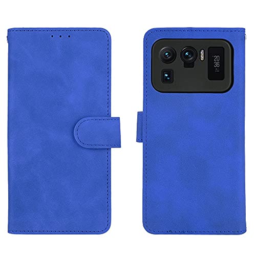 Xiaomi Mi 11 Ultra étui portefeuille en cuir bleu idéal pour vos déplacements quotidiens sécurisés