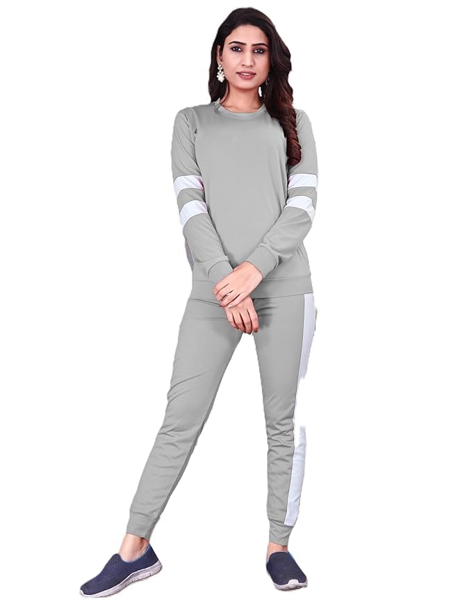 sirgo Tracksuit Top & Leggings Pants Full Sleeve Outfit Set for Girls Women's Yoga Track Suit Pants, Joggers, Gym, Active Wear For Women's and Girl's-picture-0