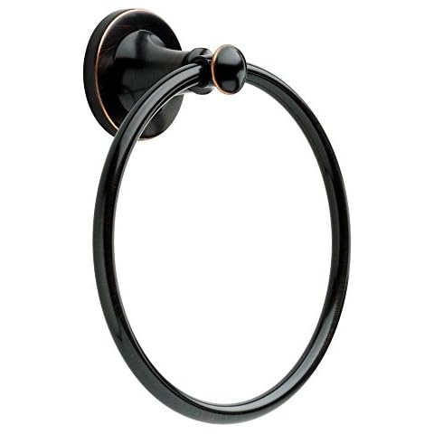 Delta Silverton Towel Ring in Venetian Bronze Cover