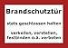 Produktbild 3 Stück Aufkleber Brandschutztür für Feuerschutzabschluss, 21x15 cm Schild, Hinweis, Hinweisaufkleber, stets geschlossen halten verkeilen verstellen verboten