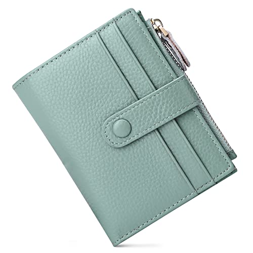Falan Mule Small Wallets For Women Rfid Blocking Slim Bifold Leather Womens Wallet With Zipper Coin Purse #TOP6