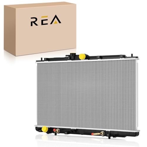 Image of Engine Coolant Radiator with Transmission Oil Cooler Compatible with Honda Accord 3.0L 1998-2002, Acura TL 3.2L 1999-2001 Replace 19010P8CA51, 19010P8EA51