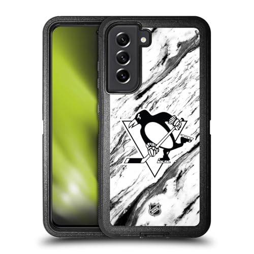 Coque Samsung Galaxy S21 FE 5G Pittsburgh Penguins NHL Marbre Finition Premium