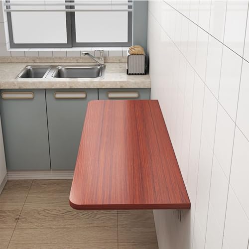 �Ǌ|�����܂肽���ݎ������h���[�e�[�u�� - �ȃX�y�[�X�f�X�N�A�����X�y�[�X�ɍœK�A�ƒ�A�I�t�B�X�A�L�b�`���A�_�C�j���O�ȂǑ��p�r�Ɏg�����Ƒ�A���C�g�E�H�[���i�b�g�d�グ�i�`�[�N�� 80x30cm�j