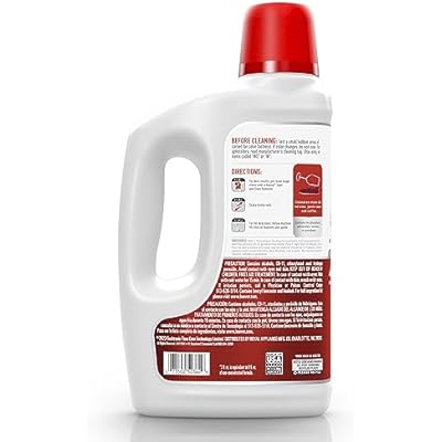 Hoover Oxy Carpet Cleaner Solution, 50 oz., Ocean Breeze Scent, Deep Cleaning Carpet Shampoo Solution, Removes Tough Colored Stains from Carpet and Upholstery, Pair with Hoover Carpet Cleaner Machine