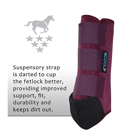 Bottes avant pour cheval éviter les blessures aux tendons pack de 4 protections