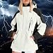 Wasserdichte Outdoor-Jacken für Damen, leicht, Übergröße, Regenmantel, langärmelig, Reißverschluss, verstellbare Kapuze, winddicht, Softshell-Jacke, atmungsaktiver Regenmantel für Wandern, Radfahren