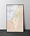 United Nations Map of Israel and Israeli Occupied Disputed Territories 2018 - Middle East Map (10x16 inches) Political & Administrative - Roads, Cities - Palestine, War in Israel and Gaza Strip, West