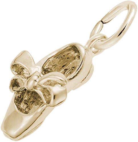 Rembrandt Tap Shoe Charm - Metal - Gold Plated Sterling Silv