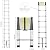Aluminum Telescoping Ladders?EN131 Standards Multi-Purpose Folding Aluminum Extension Ladder,Bearing Weight:150kg(12.5Ft/3.8M)