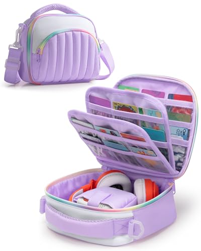 Marscamd Quilted Travel Case Compatible with Yoto Mini with 33 Card Slots