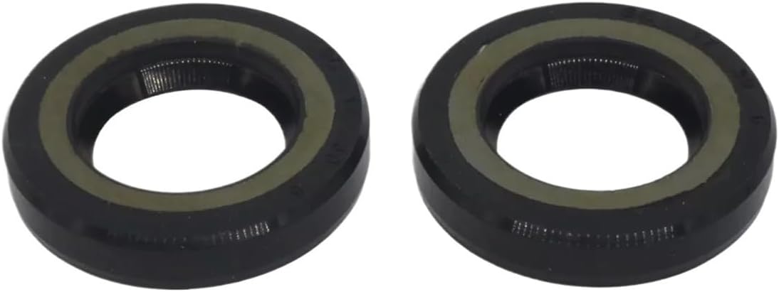 2Pcs Oil Seal Compatible with Outboard 25HP 30HP 2000-2011 Engine Replacement 18-0554 87042 09289-20009