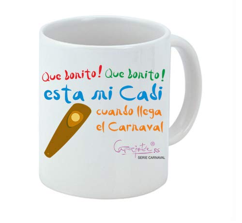 CARAJOTE Taza Serie Carnaval Que Bonito