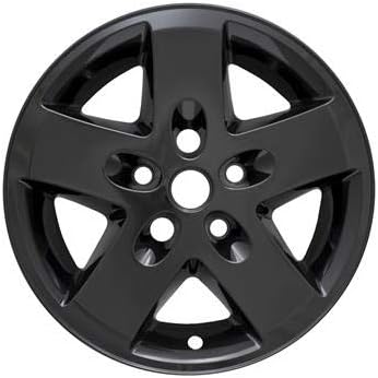 CCI Gloss Black Wheel Skins for 07-15 Jeep Wrangler Base, Limited (Set of 4) 17-inch (Black)