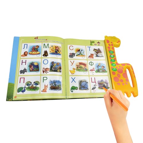 Générique Livres De Son Russes, Compact Et Polyvalent, 11.02x 10,04 Pouces, Livres De Parole Russe, Slaves Interactifs, Jouet Éducatif, pour l'enfant Et Les Tout-Petits