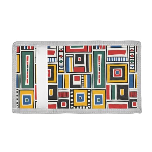 ALAZA Kids Wallets for Boys Girls Toddler Trifold Wallet Children Small Geometric with Zipper Coin Pocket2