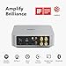 WiiM Amp: Multiroom Streaming Amplifier | Compatible with AirPlay, Google Cast, Alexa | HDMI, Voice Control | Stream from Spotify, Amazon Music, Tidal & More | Silver