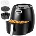 Produktbild Heißluftfritteuse Airfryer mit abnehmbarem Korb, intelligentem Timer und vollständig einstellbarer Temperaturregelung für gesundes Öl- und fettarmes Kochen, 6,5 L