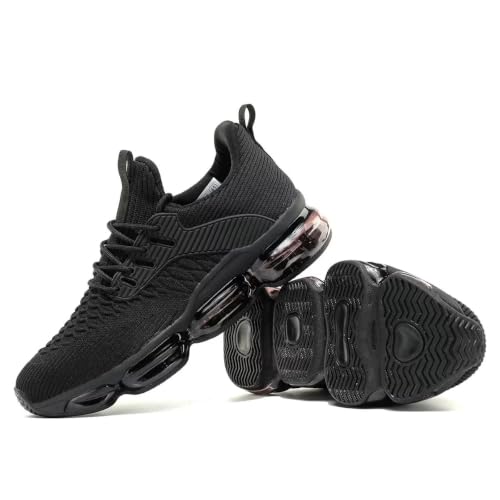 Image of Socviis Men's Air Cushion Running Shoes Breathable Tennis Fashion Sneakers Non Slip Workout Casual Sport Shoes Gym Training Comfortable Walking Shoes
