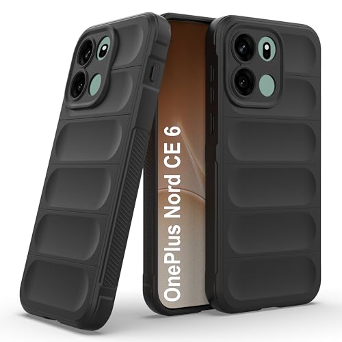 Image of Zapcase Back Case Cover for OnePlus Nord CE 6 | Compatible for OnePlus Nord CE 6 Back Cover | Liquid Silicon Magic Case with Camera Protection | Black