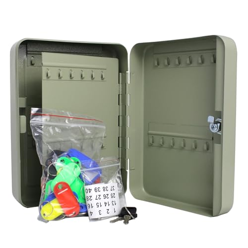 Claviculário Porta Chaves Com ChaveiroIdentificador 48 Chaves Cofre Armário